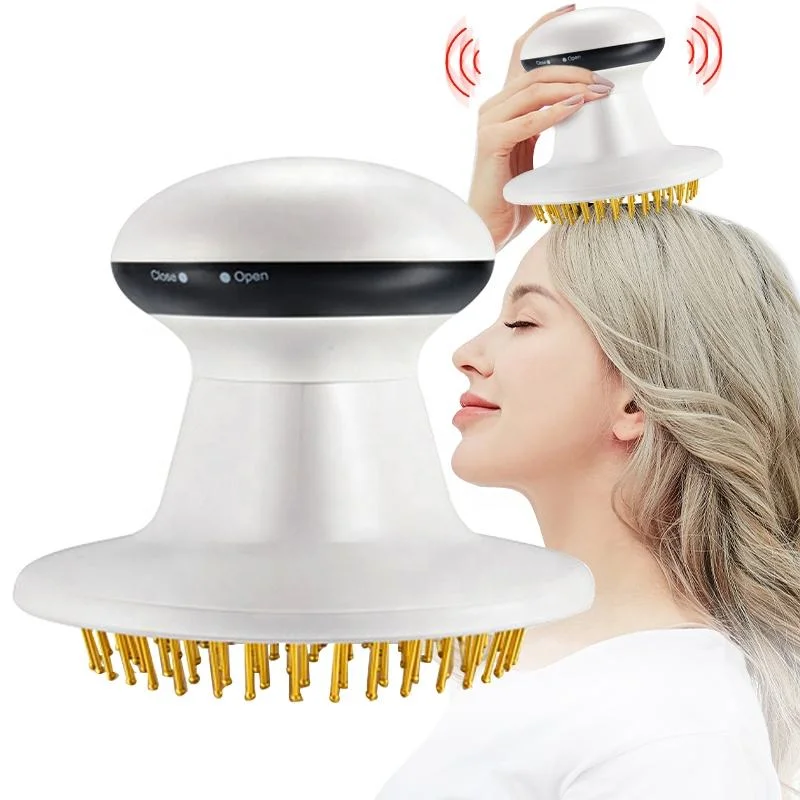 Scalp Silicone Handheld Health Care Pet Available Electric Head Massager