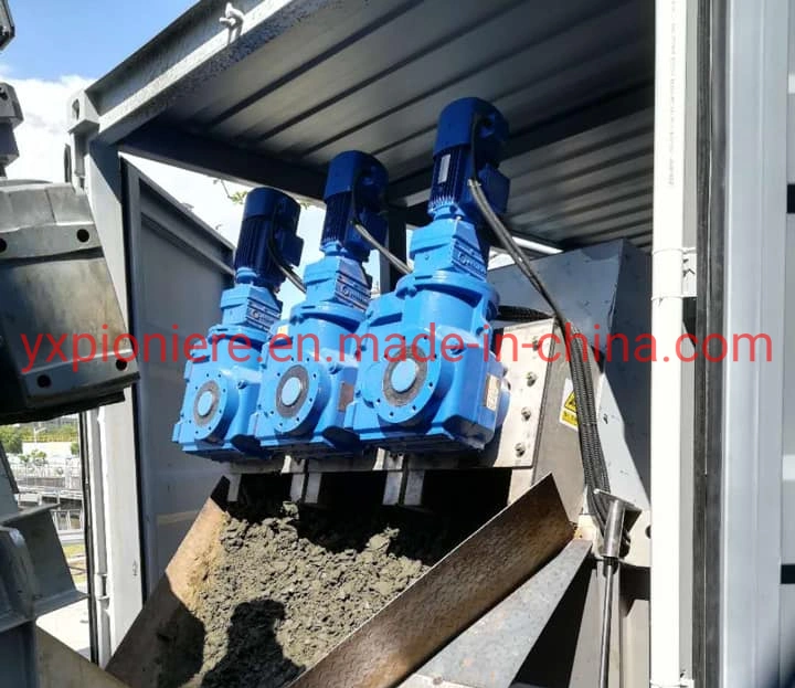 Waste Water Treatment Screw Filter Press Volute Sludge Dewatering Separation Equipme for Texile Wastewater Treatment