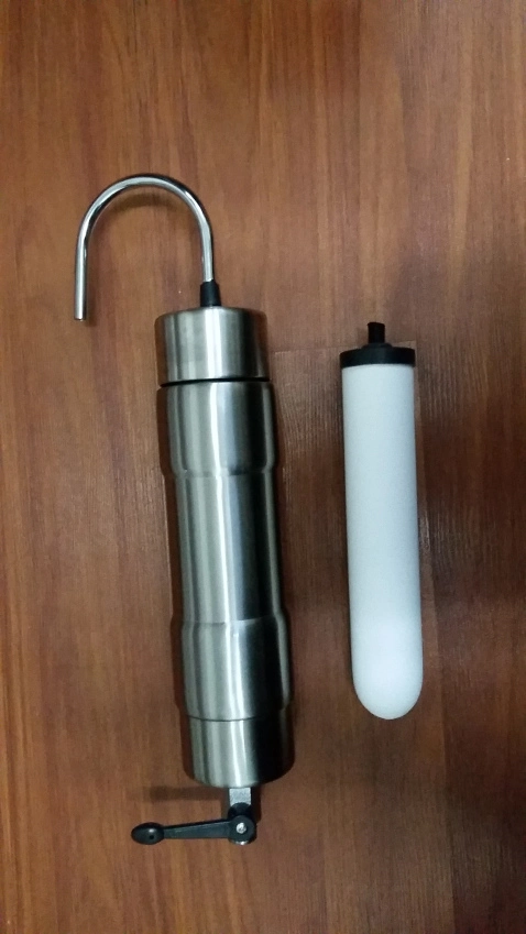 Stainless Steel Filter with Ceramic Filter Cartridge 0.5-0.8micron