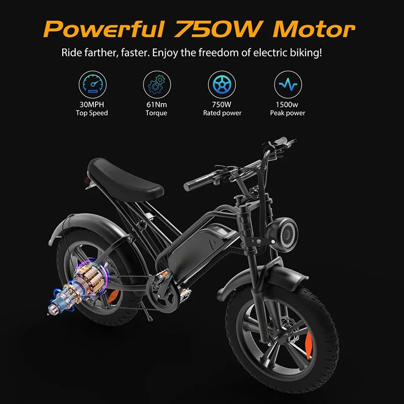 La Chine usine de pneus 73 personnalisable Fat bicyclettes électriques s4 20 pouces de l'aventure de la série E-Bike Style Moto Vélo électrique