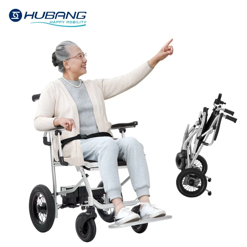 Brushless Lithium Wheelchair Medical Electric Design Intelligent Lightweight Electric Wheelchair Folding Chairs for Disabled