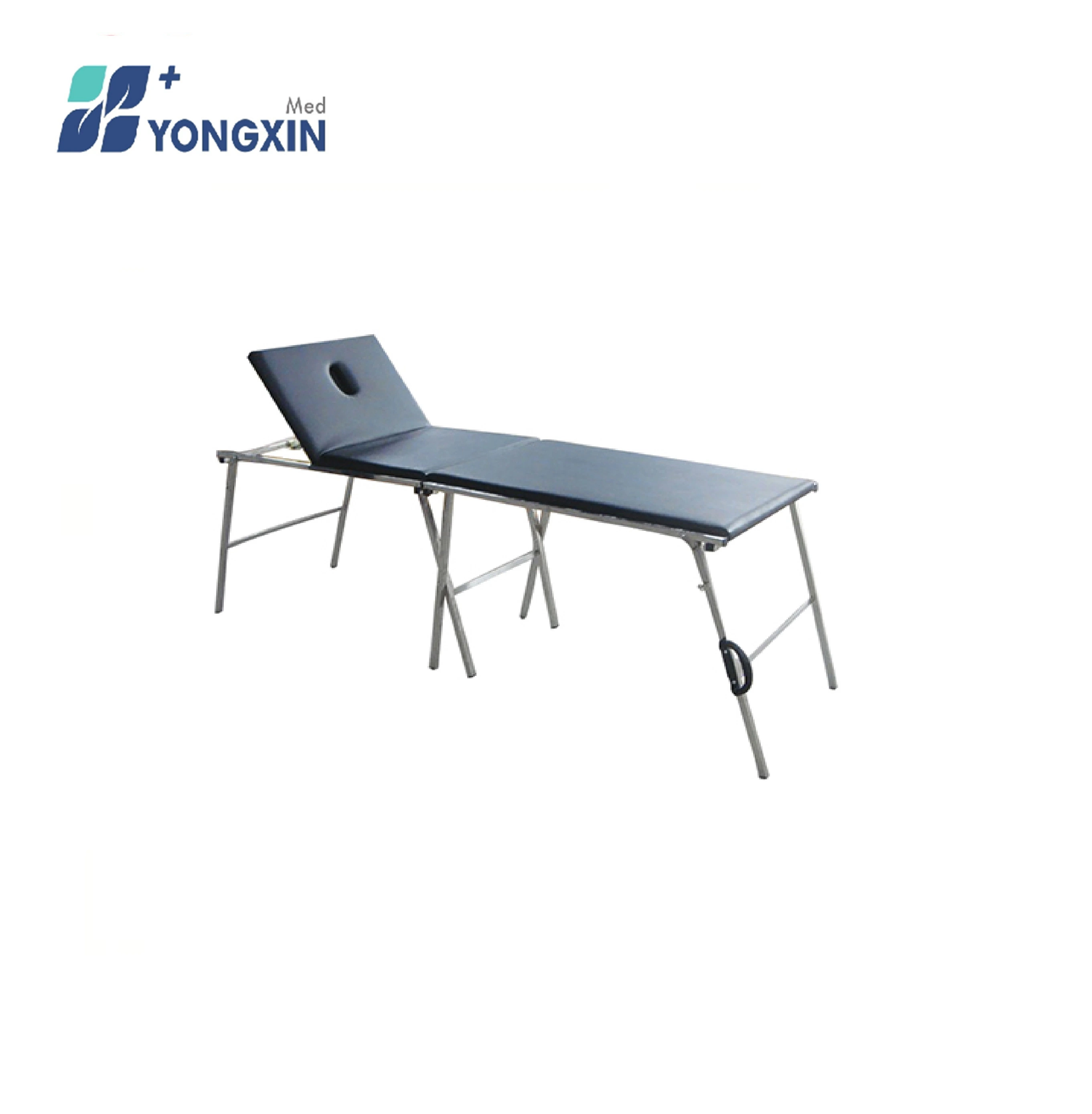 Yxz-002 Hospital Equipment, Height Adjustable by Electric Motor Steel Examination Couch