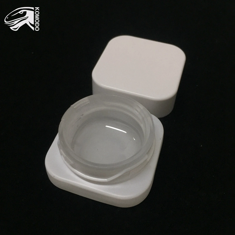 Premium UV Protected Square Glass Jars 5ml DAB Container with Child Resistance Lid DHL Free to USA