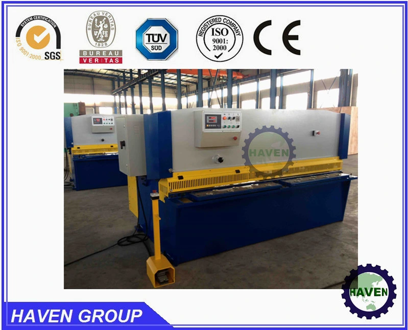 Hydraulic shearing machine to cut metal sheet plate