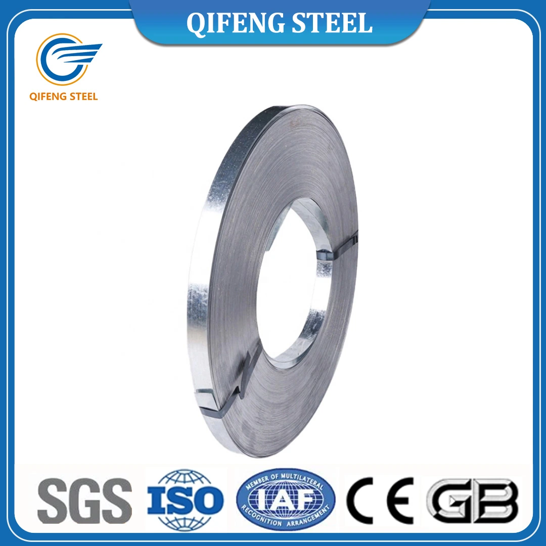 Prime Quality Q195 Cold Rroled 65mm Galvanized Acero bobina estrecha Tira metálica