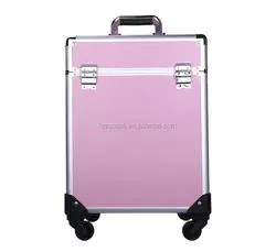 Hot Sale Abroad Aluminum Display Rack Box Large Capacity Travel Cosmetic Box