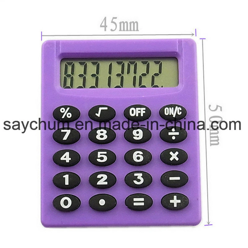 Calculadora de bolsillo de dibujos animados Mini Calculadora de bolsillo tipo calculadoras de mano.