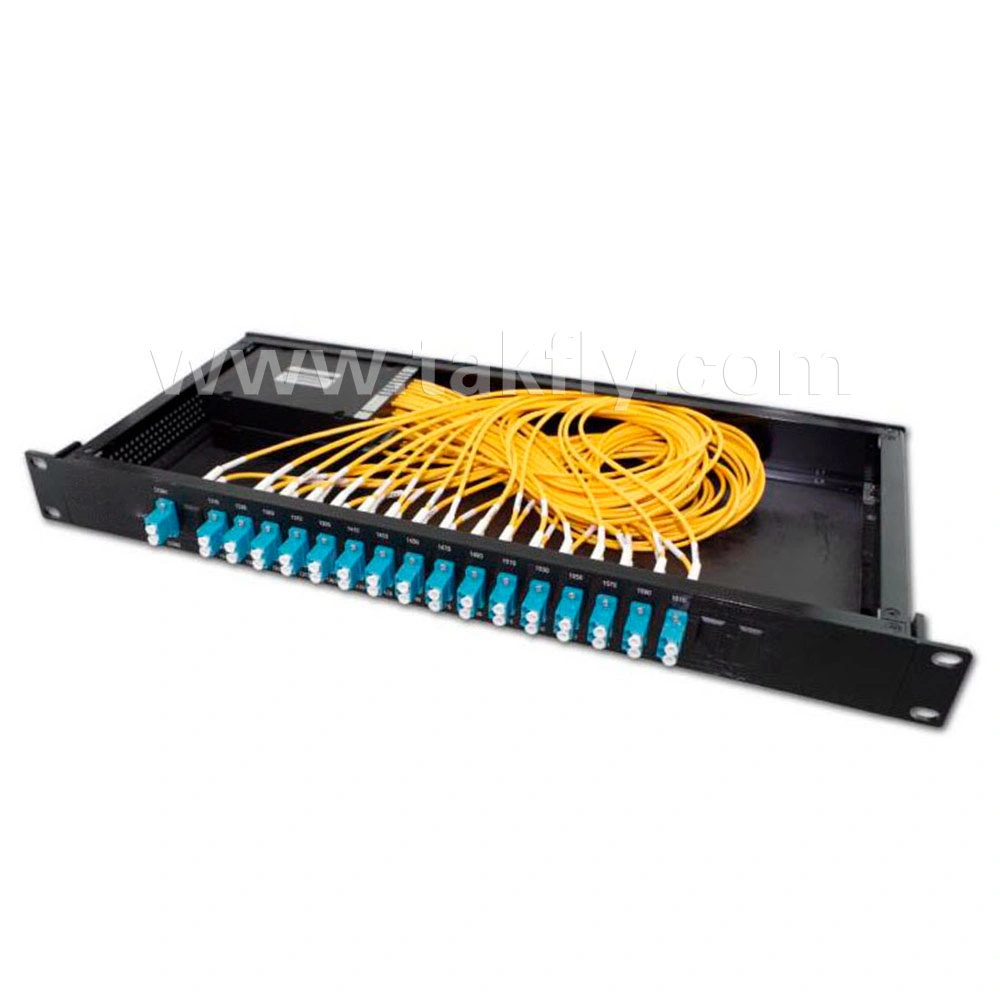 DWDM Mux Demux 16 Channel 1u Optic Chassis 100GHz