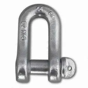 Standard Commercial EU Type Stainless Steel D Shackle with Factory Direct Sale