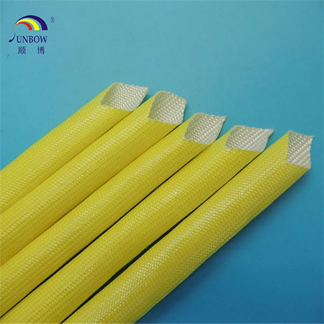 Colored Acrylic Resin Coated Fiberglass Sleeving