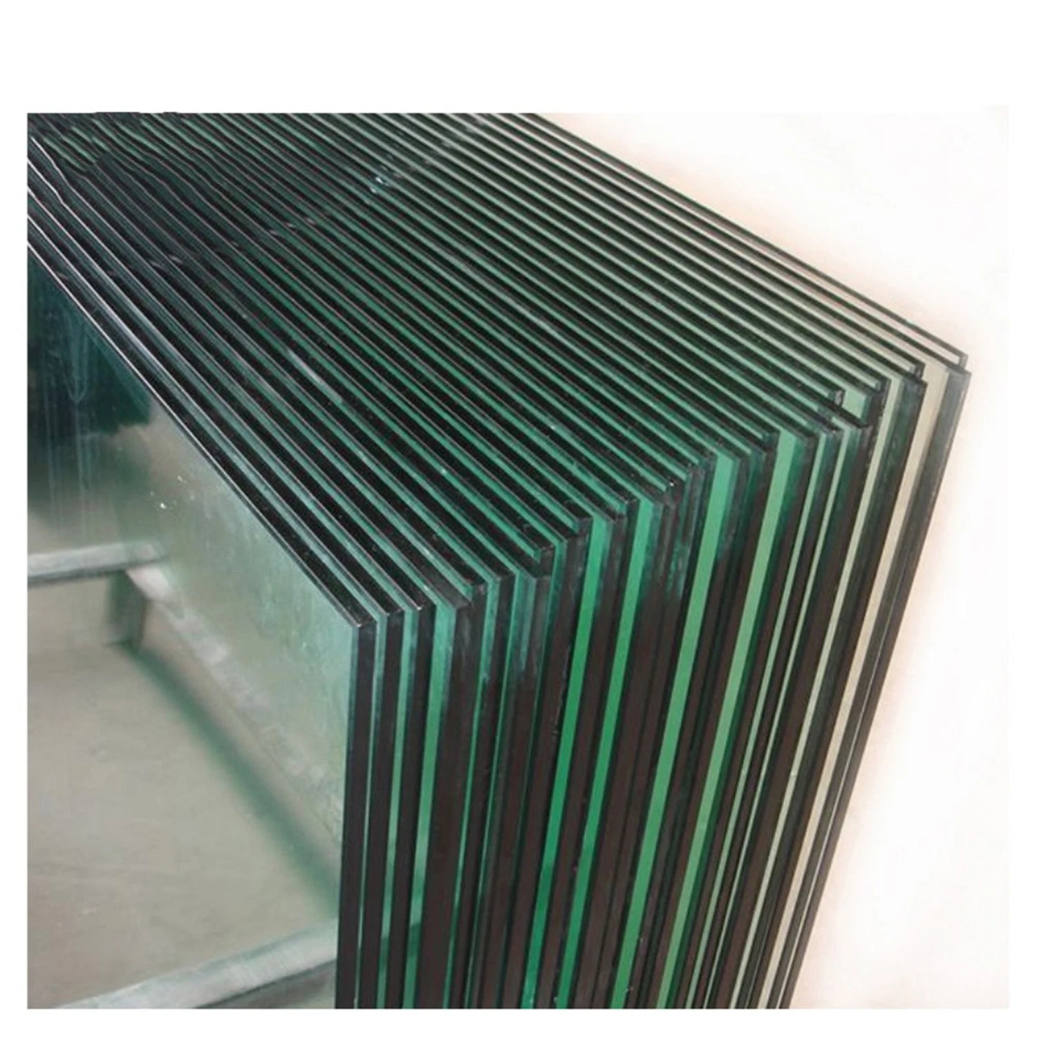 6.38mm-16.76mm Clear and Colored Safety Laminated Tempered Glass