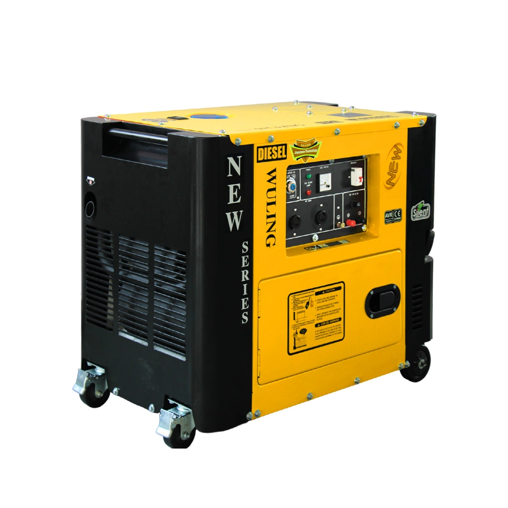 Air-Cooled Professional 5kw Single Phase Engine Generator Set