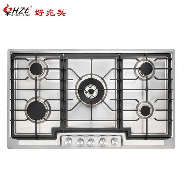 Kitchen House Appliance Stainless Steel Built in Panel 3 Burners Cooktop Gas Stove