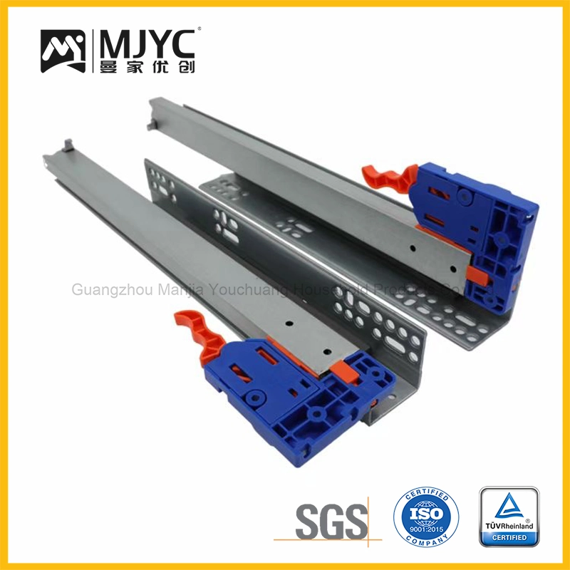 88mm High Full Extension Series Box Channel Soft Closing Metal Double Drawer Box Slide Rail Kitchen Hardware