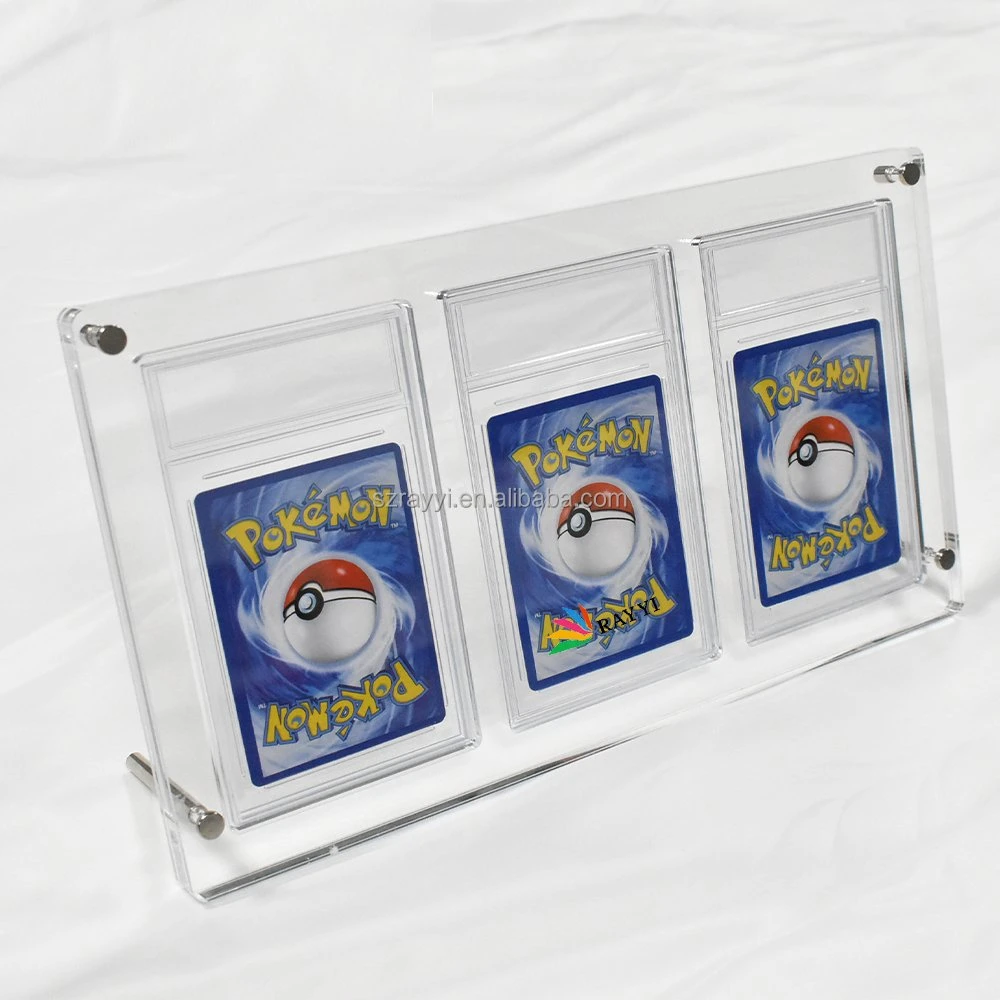 Custom 12 Graded Sport Karten / Sammelkarten Trading Card Wall Display mit gerahmter Karte mit UV-Beständigkeit