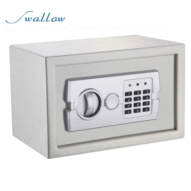 Swallow Key Operated Locker Safe Deposit Box Security Money Cash Safety Box with Key for Hotel Home Office