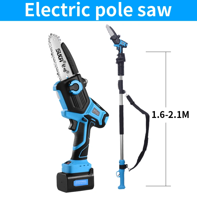 High quality/High cost performance 5 Inch Portable Electric Lithium Battery Powered Chain Saw Mini Pole Saw Cordless Electric Chainsaw for Wood Cutting
