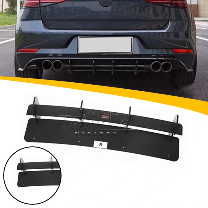 Auto Accessory for VW Golf 7.5r Blade Style Rear Diffuser