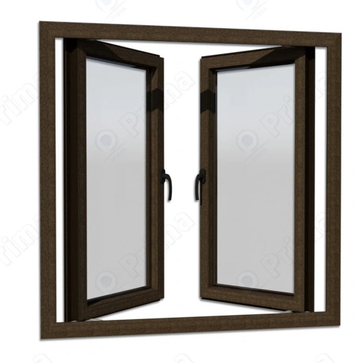 Soundproof Design Double Glazed Insulated Aluminium Casement Windows