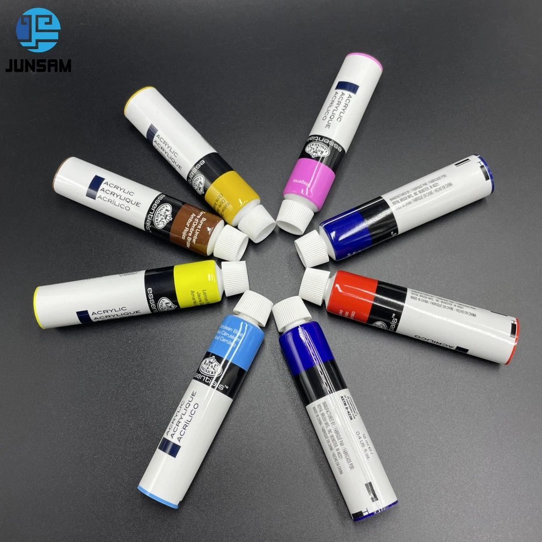 Custom Printed Aluminum Barrier Laminated Tubes for Pigment Pastel Paint