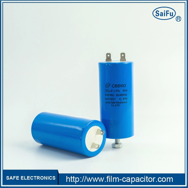 Cbb60 Air Pump Water Pump Motor Start Polypropylene Film Capacitor