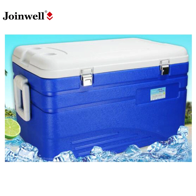 45L Cooler Box with Electric Motor Plastic Icebox Large EPS Ice Chest Cooler with Wheel