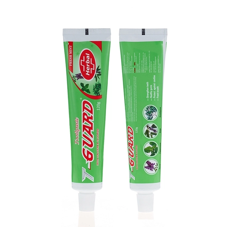 OEM Private Label Free Sample Cheap Calcium Fluoride Basic Cleaning Whitening Anti-Cavity Herbal Toothpaste