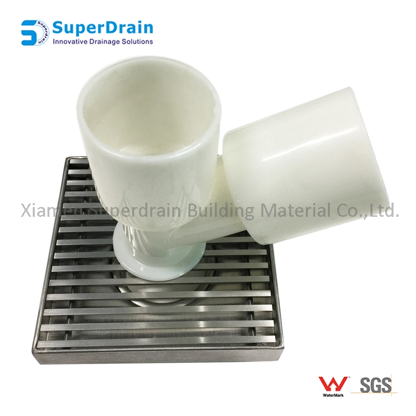 Bathroom SUS Heel Guard Floor Waste Gold Invisible Drain