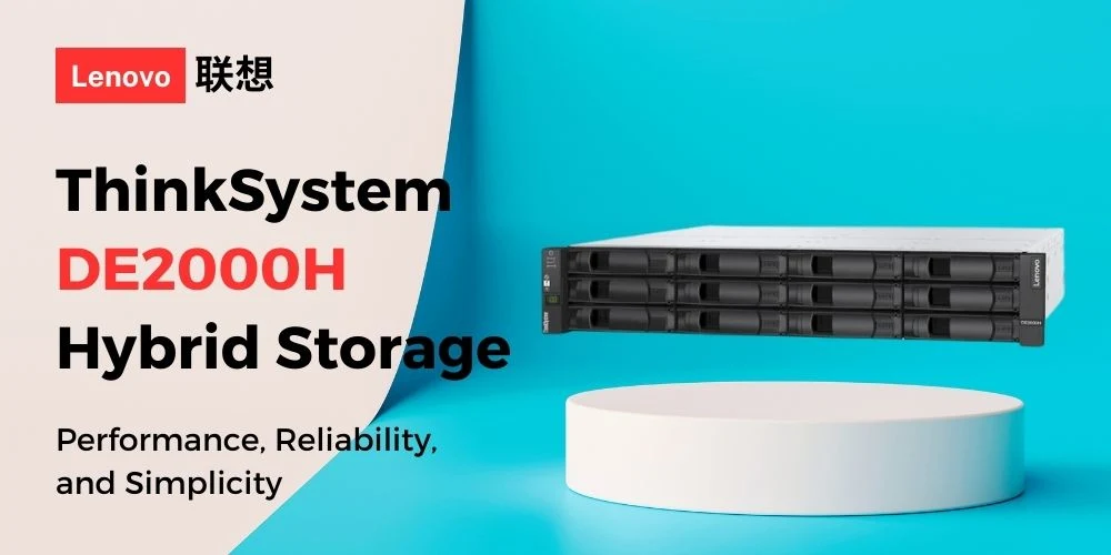 Precio asequible Lenovo Thinksystem Rack Server De2000h 2u24 SFF/2u12 LFF Almacenamiento del servidor