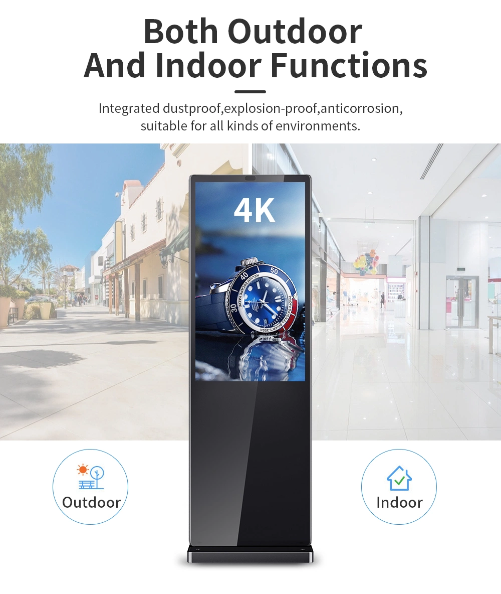 Outdoor Advertisement Digital Signage Advertising LCD Kiosk Display