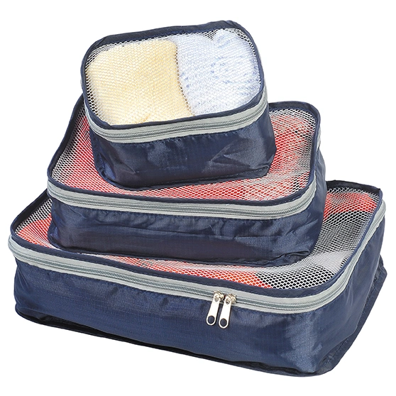 Portable Polyester Light Weight Sports Travel Size L/M/S Cube Set