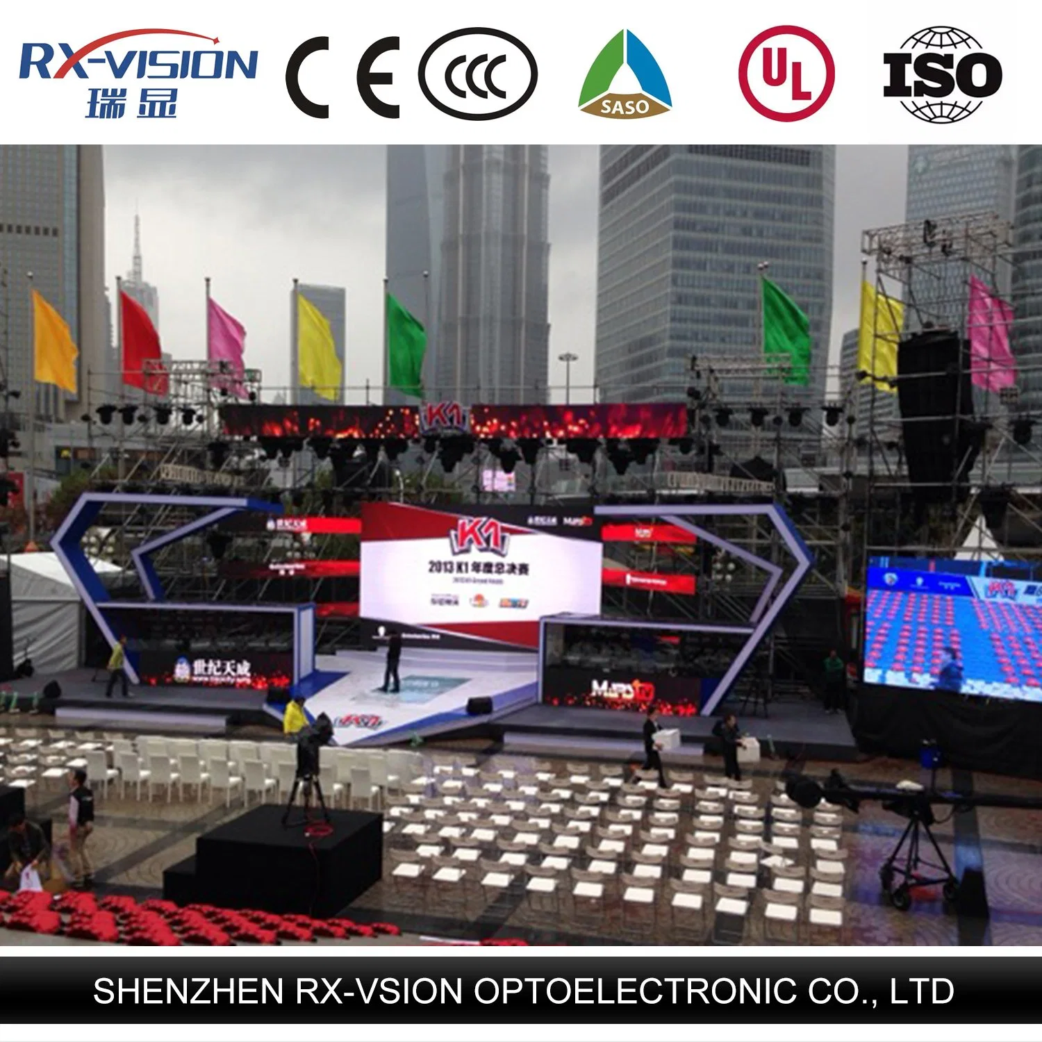 High Definition LED-Video-Wandbildschirm P2,5 P3 P4 P5 P6 Innen-LED-Anzeige für den Außenbereich