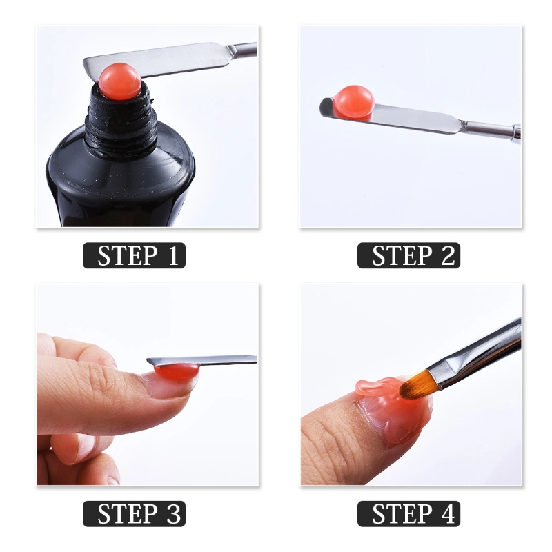 Dual-Purpose Nail Pen Removal Spatula Stick Manicure Tool