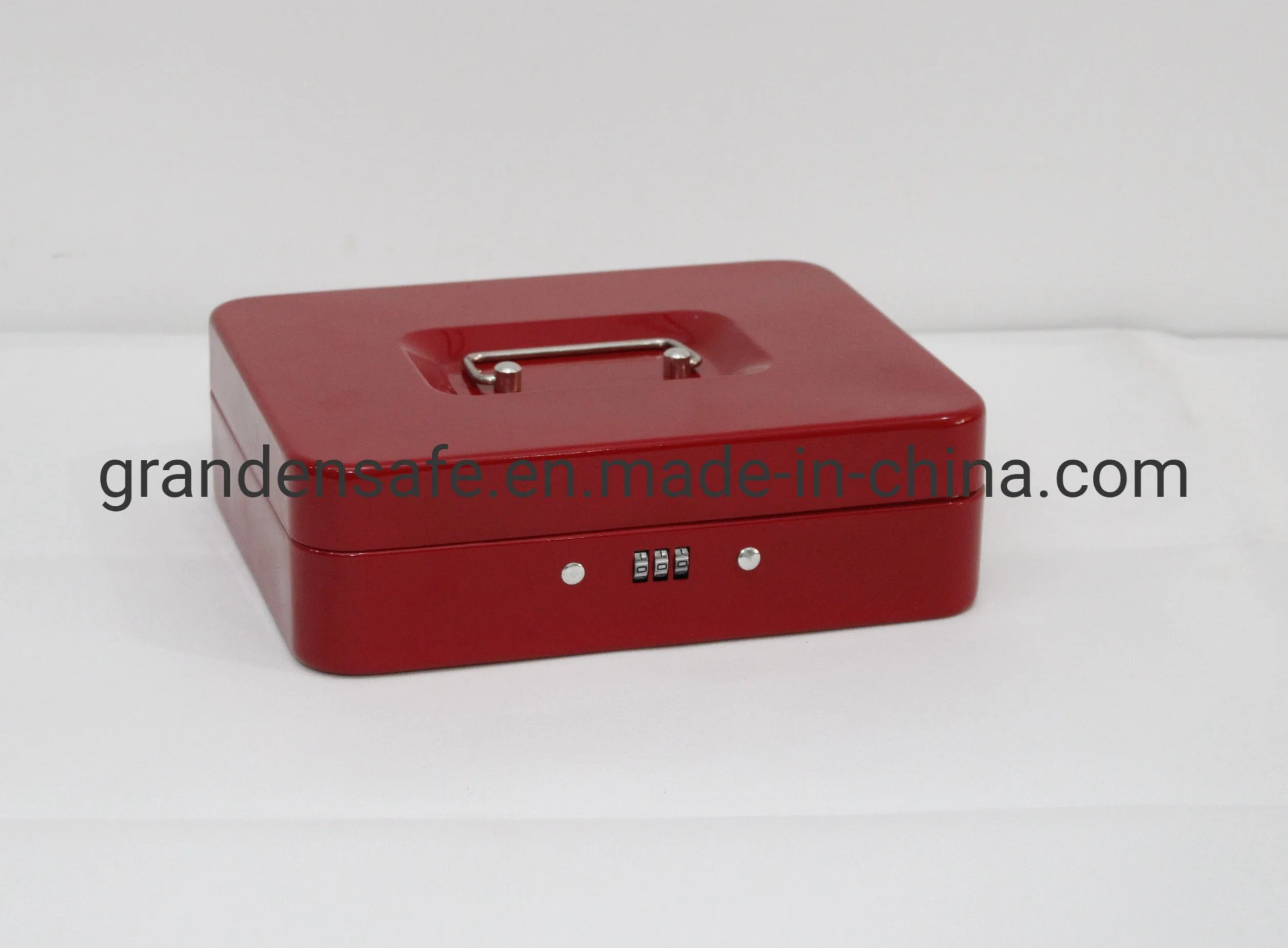 Portable Metal Cash Box with 3 Digit Combination Lock (MC250-90L)