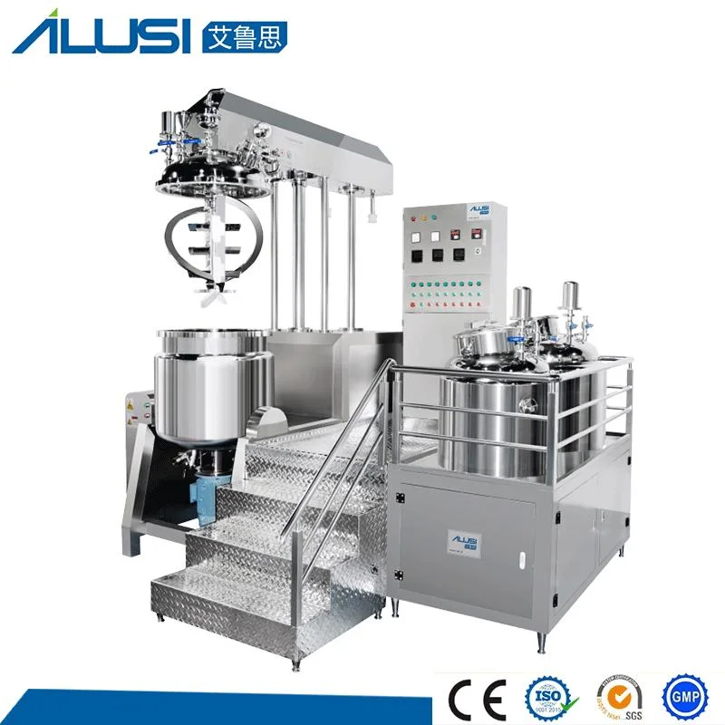 Emulsifier Machine France Cosmetics Emulsifying Vacuum Mixer Machine Homogenizing Emulsifying