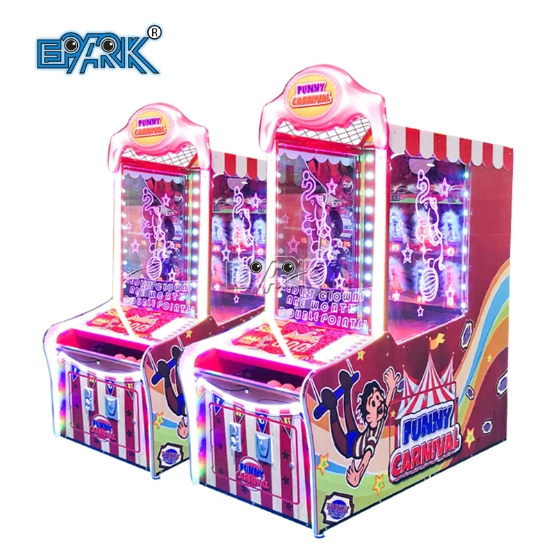 Funny Carnival Hit Clown Hitting Ball Redemption Arcade Game Machine