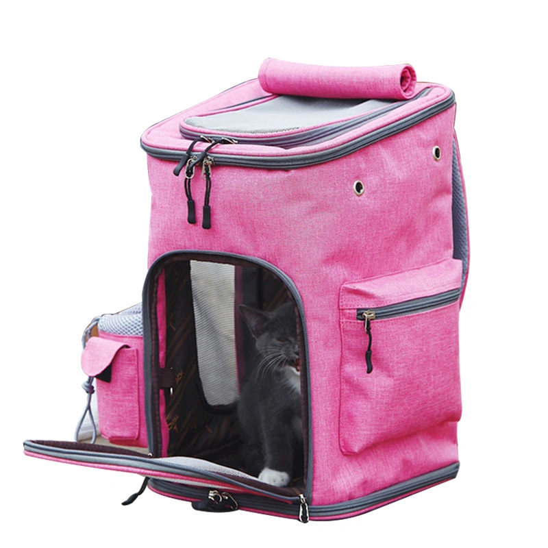 Venta caliente transpirable personalizados Viajes Mochila Pet Pet Pet Carrier diseñador coche Bolsas