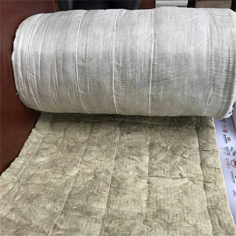 Waterproof Insulation Material Mineral Wool Rock Wool Blanket for High Temp Pipeline