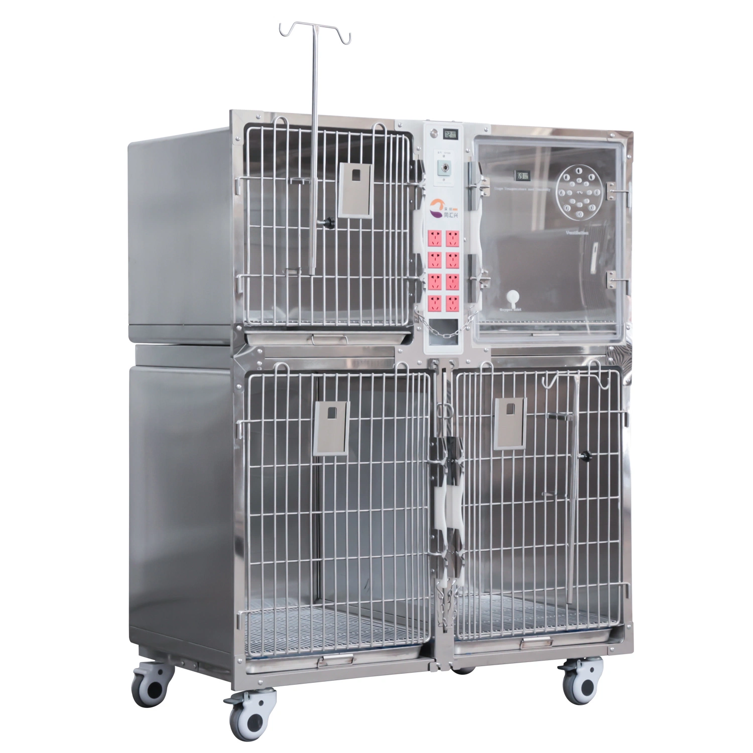 Animal and Veterinary Equipment Controlled Cage Stainless Steel Dog Cages