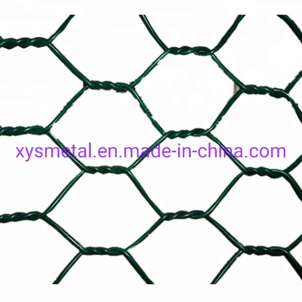 Acero galvanizado y PVC Malla de Alambre Tejido Hexagonal malla de alambre de pollo de 25mm Malla