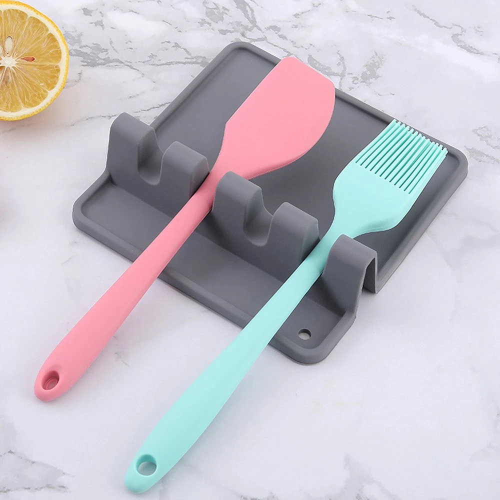 2023 Amazon Hot Sell Silicone Kitchen Utensil Rack