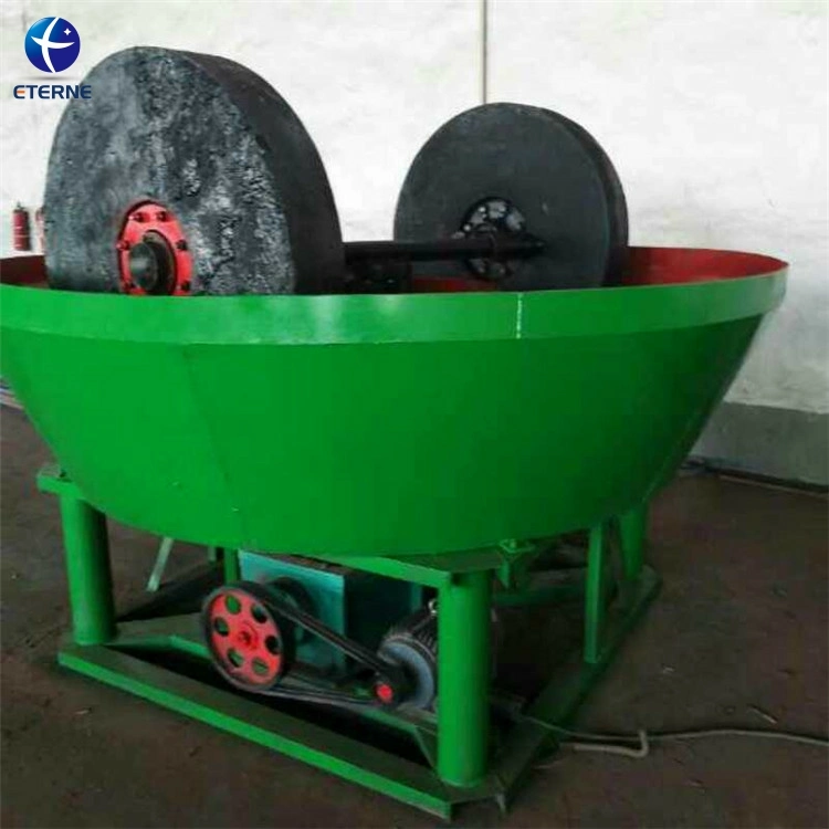 Et Factory Price Direct Sale Mine Extract Gold Purify Double Wheel Grinding Mine Machine