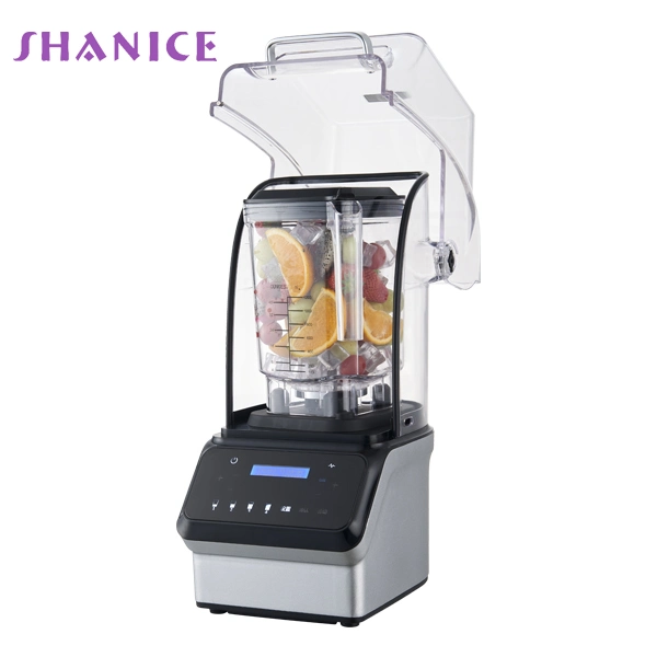 Heavy Duty Professional Silent Smoothie Bar Blender Frozen Drink Grinder Juicer All in One Home Kitchen Appliance with BPA Free Jar