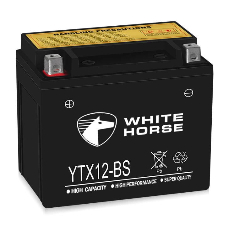Ytx12 12V 12ah Factory Price Japan Standard Rechargeable Motorcycle Battery