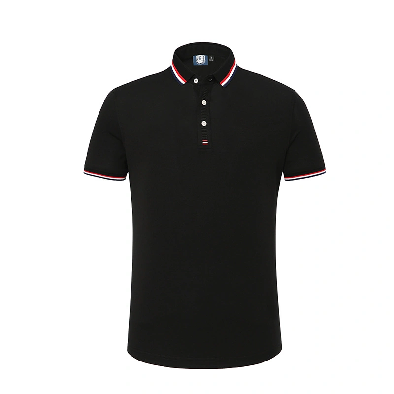 Fashion 100% Cotton Golf Custom Striped Polo Shirt