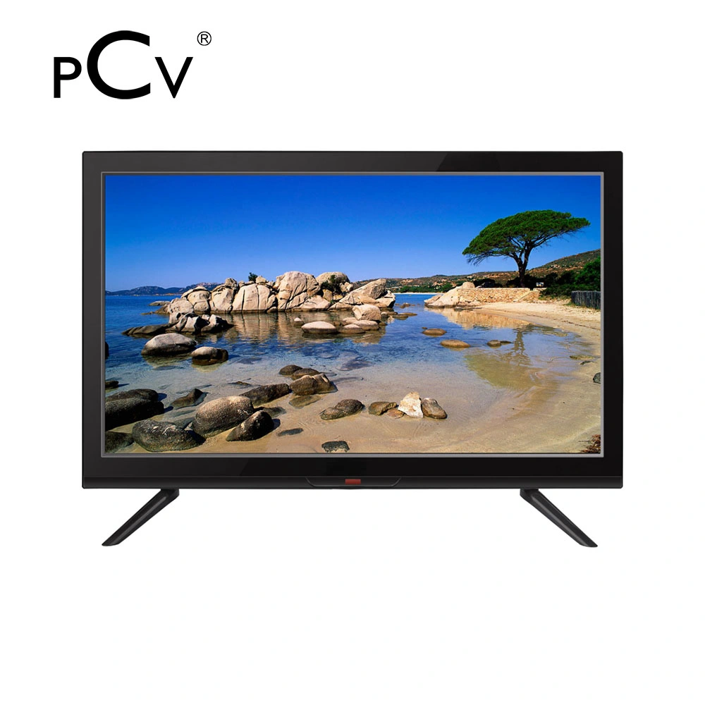 Melhor qualidade de televisão HD TV doméstica OEM preto 22 24 polegadas LCD Android WiFi DVB LED inteligente TV Solar