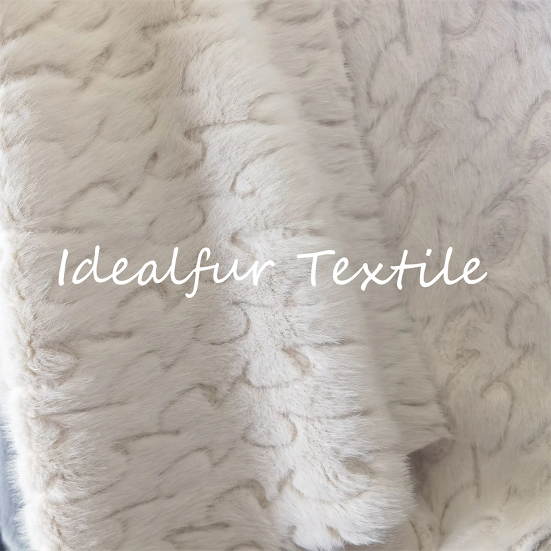 New Popular Brushed Design Fake Mink Fur