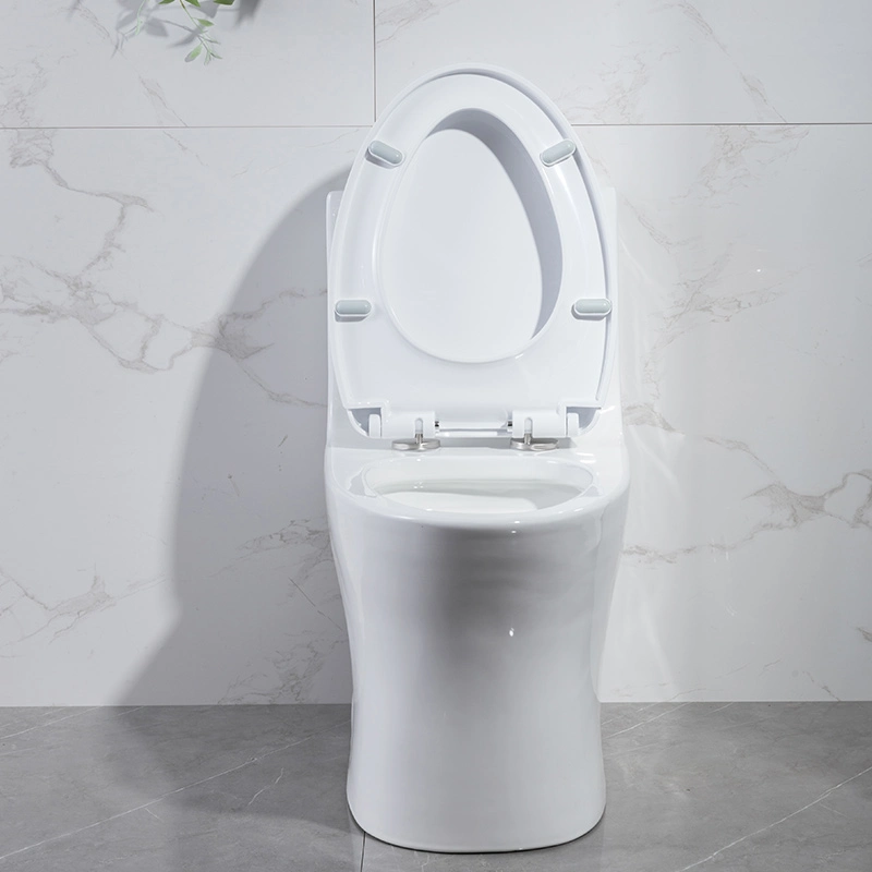 2022 Top Quality Sanitary Ware Closestool Ceramic Bathroom Water Closet Rimless Wash Down Royal Style 1 Piece White Color Wc Toilets Bowl