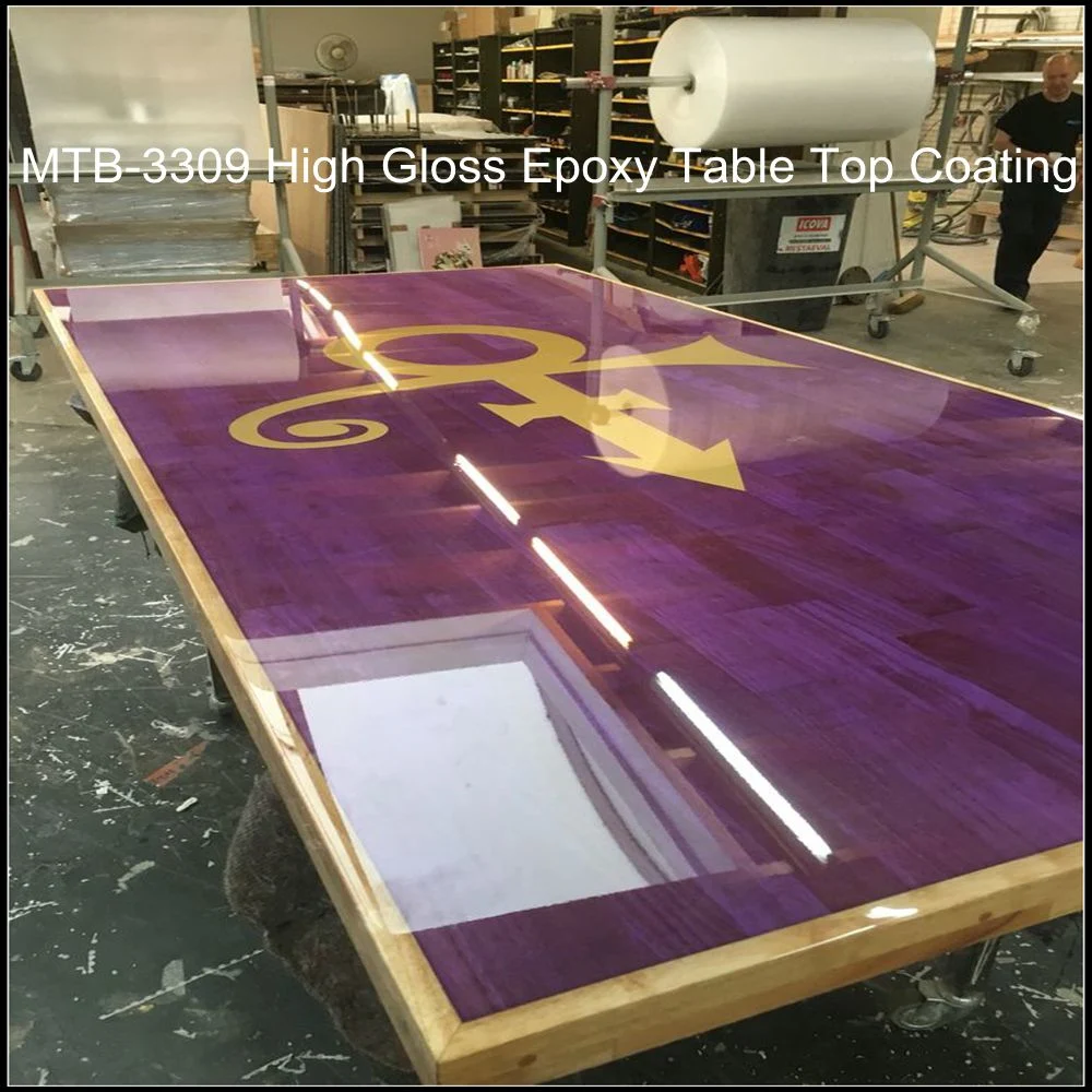 Crystal Clear Epoxy Resin for Super Gloss Coating on Tabletops