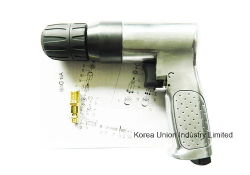 China Reversible Pneumatic Tool 3/8&quot; Inch Keyless Air Angle Hand Drill